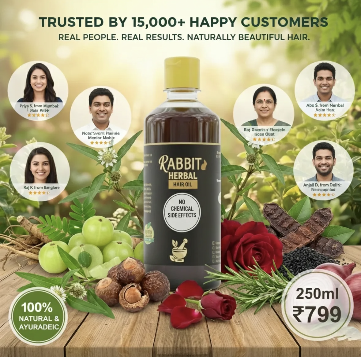 GARUDDA RABBIT HERBAL HAIR OIL